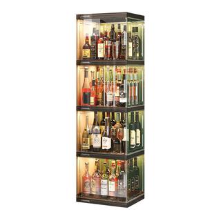 酒柜置物架客厅靠墙小型展示柜2025年新款家用收纳柜高档轻奢柜子