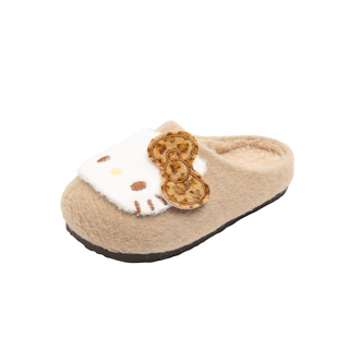 女童可爱卡通kt猫包头棉拖鞋2026秋冬款儿童宝宝室内保暖毛毛拖鞋