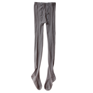 日本秋冬水波纹莫代尔棉厚保暖连裤袜打底袜长腿直角跟无压力不勒