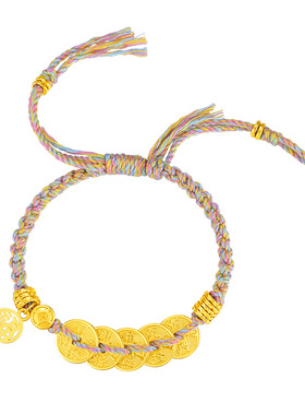 vana五帝钱手链手串纯银2026新款