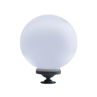 户外围栏围墙灯防水别墅院墙灯亚克力圆球形灯大门柱头庭院路灯罩