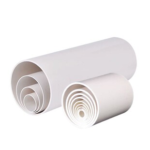 PVC短管10厘米长50 63 75 90 110 160mm小段管排水塑料排烟管风管