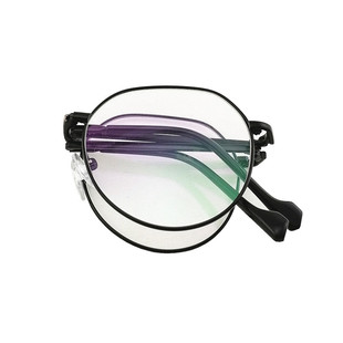 折叠近视眼镜男复古多边框女配有度数加散光防蓝光变色开车近视镜