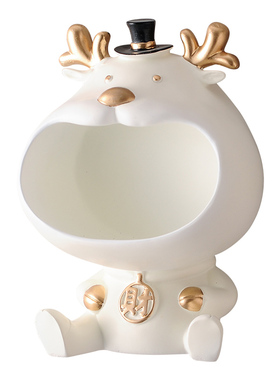 入门钥匙收纳摆件壁挂招财猫