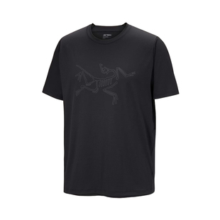 ARCTERYX/始祖鸟 CORMAC 大LOGO26新款速干华夫格圆领短袖T恤男款