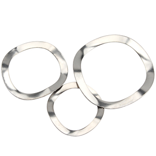 304不锈钢三波峰垫圈波形弹簧垫片波浪垫圈弹性垫圈M3M4M5M6M8M31