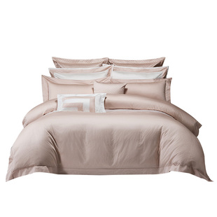 康尔馨100支埃及棉全棉提花四件套2026新款冬季床笠被套高级床品