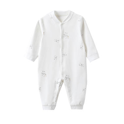 婴儿春秋季居家保暖长袖连体衣