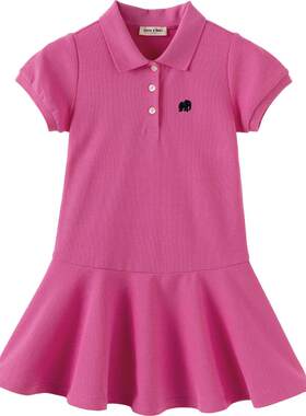 戴维贝拉女童Polo连衣裙