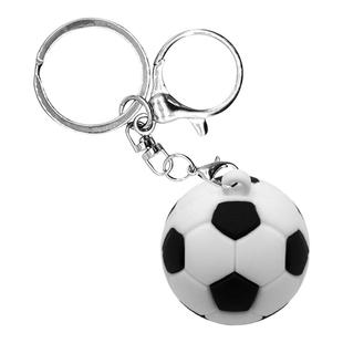 篮球足球排球3D立体钥匙扣滴胶小礼品汽车钥匙链伴手礼包饰品挂件
