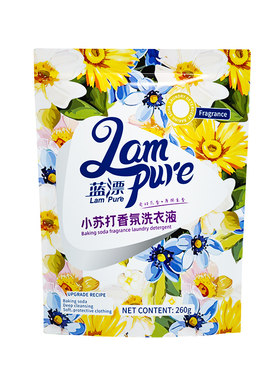 蓝漂小苏打香氛洗衣液整袋低泡易漂不伤衣物