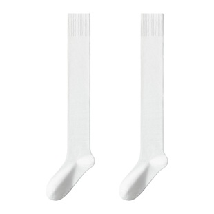 灰色加长过膝袜子女秋冬长筒纯棉防下滑超长大腿根袜护膝高筒长袜