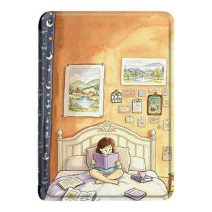 电子书保护套适用kindle阅读器paperwhite读书少女scribe励志kpw4简约5/6寸oasis3/2第11代958/voyage1499壳