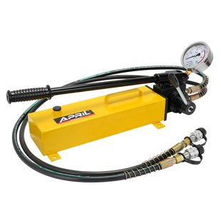 CP-700S双回路手动液压泵 超高压压力表手动泵浦双向作用小型油压