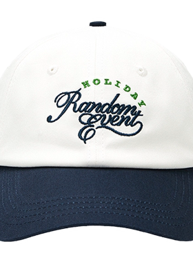 Randomevent24春夏季阿那亚限定假日刺绣撞色弯檐帽