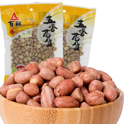 福建百联红皮大花生米五香味零食