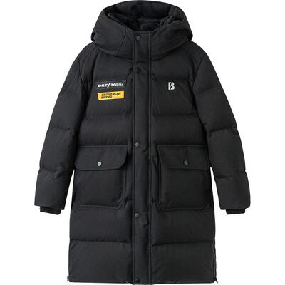 巴拉巴拉男童羽绒服长款过膝外套