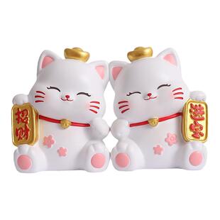 招财猫摆件入户玄关客厅新房布置乔迁新居之喜家居装饰品开业礼物