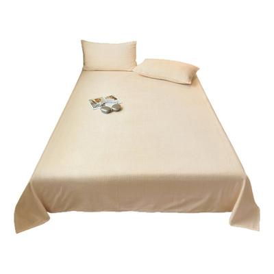 加厚牛奶绒床单毛绒被单