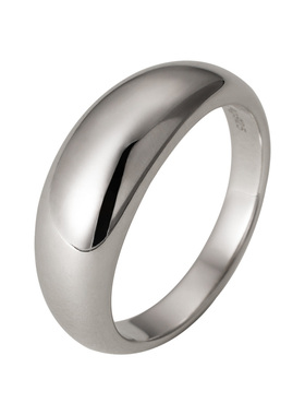 素图女925银简约气质小众戒指