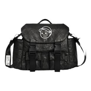 FINERWORLD环保杜邦纸可水洗多功能斜挎包情侣手提包机车机能风包