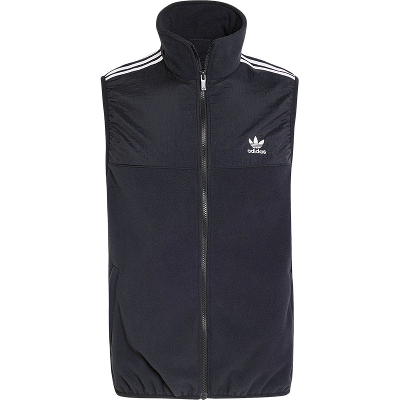 Adidas/阿迪达斯正品三叶草男士经典加绒休闲加厚马甲IZ4799