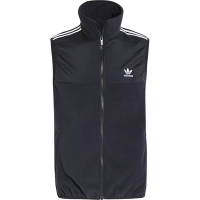 阿迪达斯男士立领运动休闲马甲
