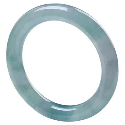 送人礼物晴水飘花翡翠玉手镯女款