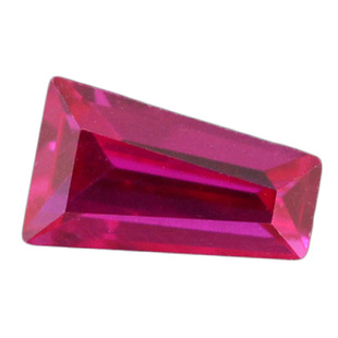 梯方5#红刚玉人造合成红宝石裸石 梯形进口手表首饰戒指美甲仿钻