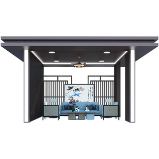 凯祺福凉亭庭院户外定制铝合金阳光房现代别墅花园遮阳棚室外凉亭