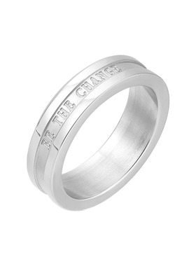 男钛钢潮高级感小众刻字戒指
