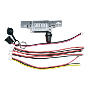 增氧泵一体控制板3.7V升压12V有刷、无刷电机调速大屏电量显示DIY