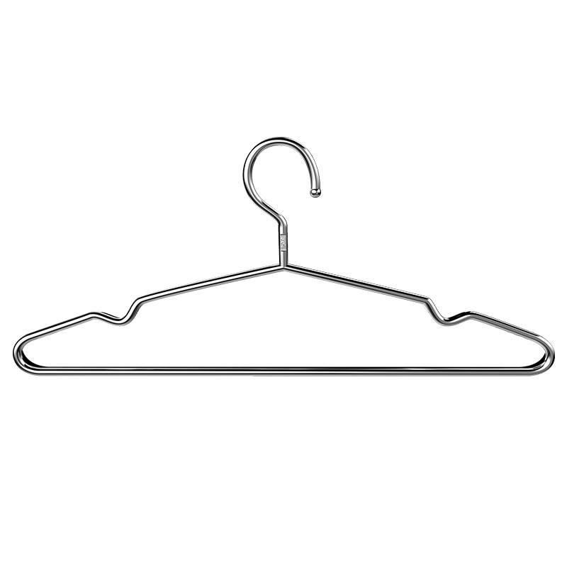 304不锈钢衣架家用挂衣实心加粗加厚衣服架子防风晾衣撑无痕衣挂