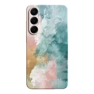 青山色适用三星A56手机壳新款5G液态硅胶保护套galaxya全包防摔samsunga外壳A565g男女samsung油画涂鸦galaxy