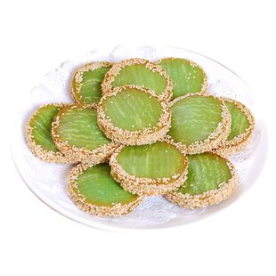 阿诺绿茶佛饼336g家庭装香芋馅饼酒店广式早点心传统油炸小吃商用