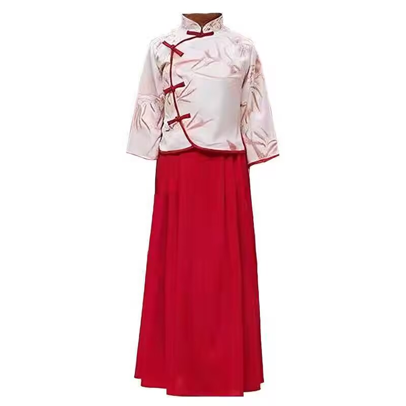 儿童合唱演出服爱国主题表演服装
