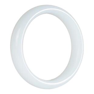 真玉镯女款羊脂白玉手镯子天然方解石玉白月光生日礼物和田送女友