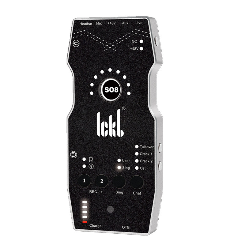 ickb so8六代手机声卡冯提莫同款唱歌专用抖音直播手持便携苹果