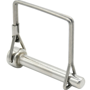 304不锈钢方形销拖车销医疗销弹簧销安全销方型锁销健身器材插销