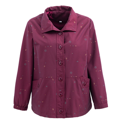 中老年女春秋风衣外套