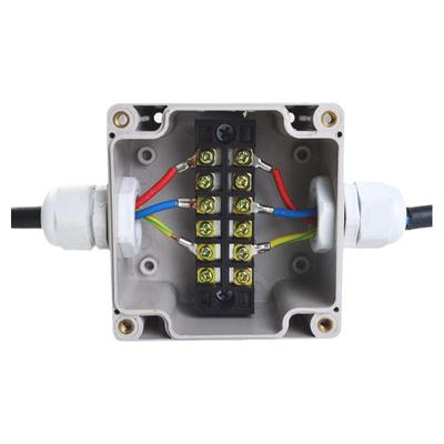 户外防水接线盒带端子塑料室外接线盒大功率电路防雨分线盒带耳