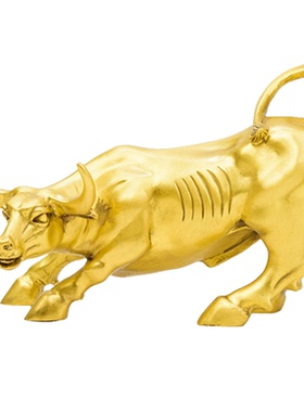 全铜礼品华尔街公司商务店铺水牛