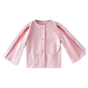 儿童胳膊骨折穿的衣服打石膏纯棉护理服小孩住院病号服春秋睡衣