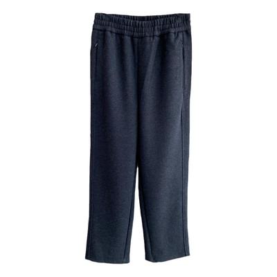 AMR UU◆重磅醋酸羊毛保暖高腰显瘦毛呢窄版直筒裤阔腿裤女秋冬新