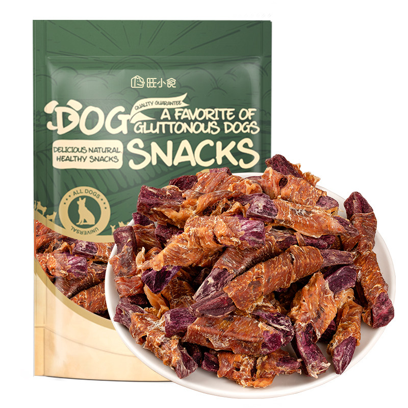 旺小食中小型犬鸡肉紫薯磨牙棒