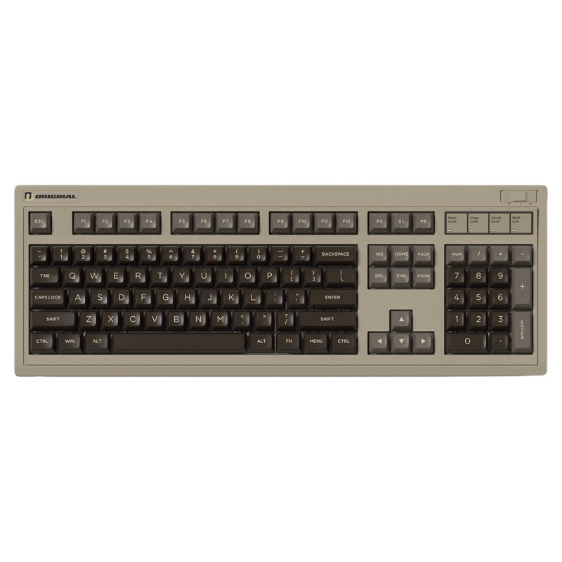 腹灵OG104/98三模复古机械键盘