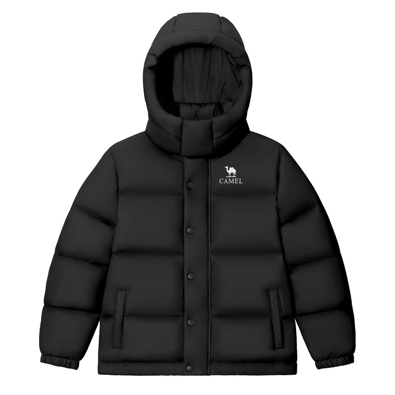 骆驼儿童羽绒服户外小学生滑雪服
