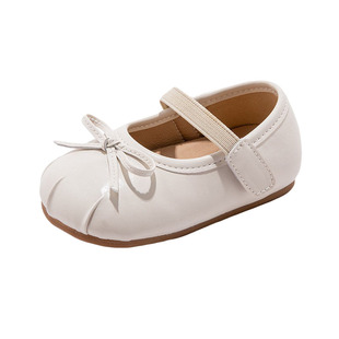 女小童小香风软底公主鞋春秋季新款女宝宝简约可爱学步小皮鞋单鞋