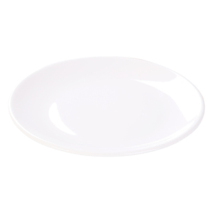 纯白陶瓷西餐盘网红创意西式餐点法式浅盘家用早餐盘菜盘碟子餐具