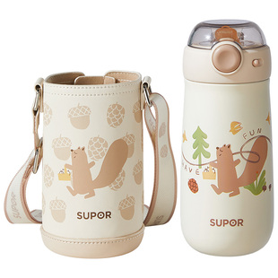 孕产妇专用吸管杯重力球吸管保温杯躺着喝水防呛防漏母婴级水杯TJ